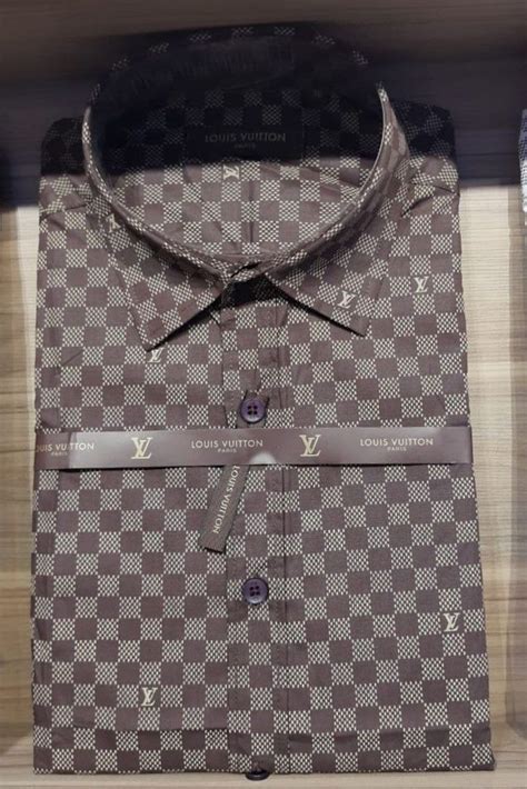 camisa social louis vuitton